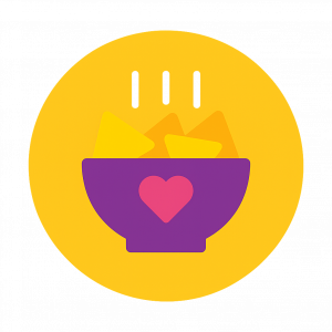 2x Snackschale Mini-Brezel